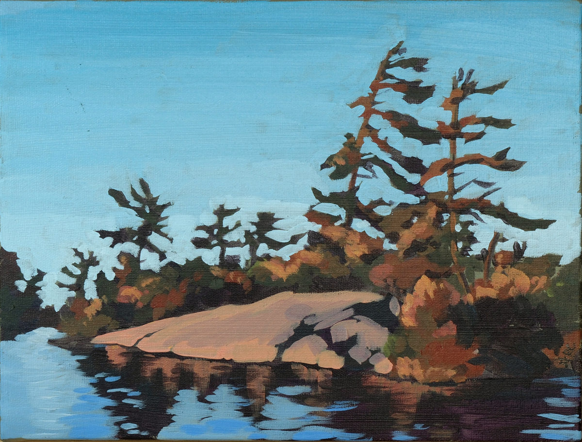 Acrylic on Canvas, 12x9". $250.